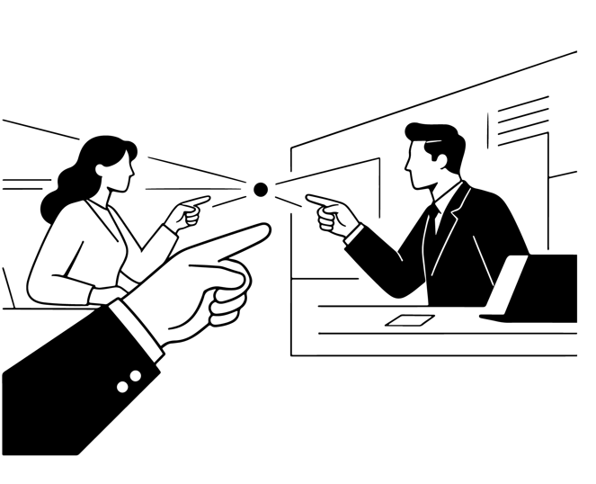 Dual collaboration illustration